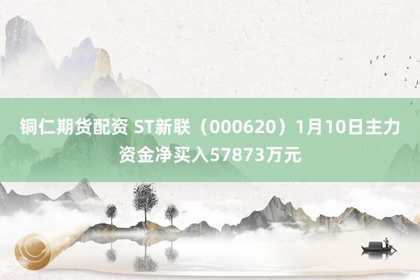 铜仁期货配资 ST新联（000620）1月10日主力资金净买入57873万元