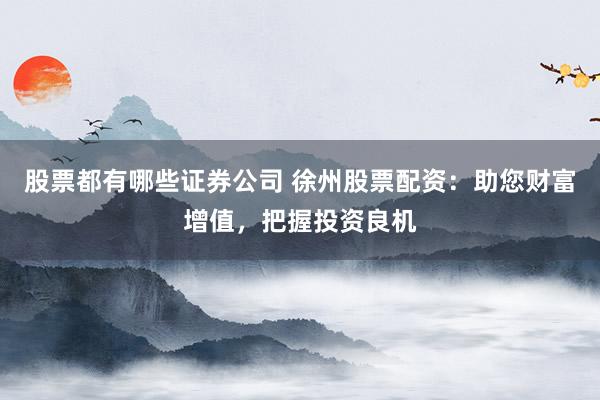 股票都有哪些证券公司 徐州股票配资：助您财富增值，把握投资良机